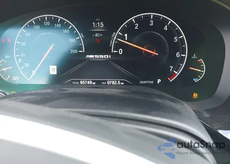 2019 BMW M550I xDrive from USA, damaged, VIN WBAJB9C51KB464591